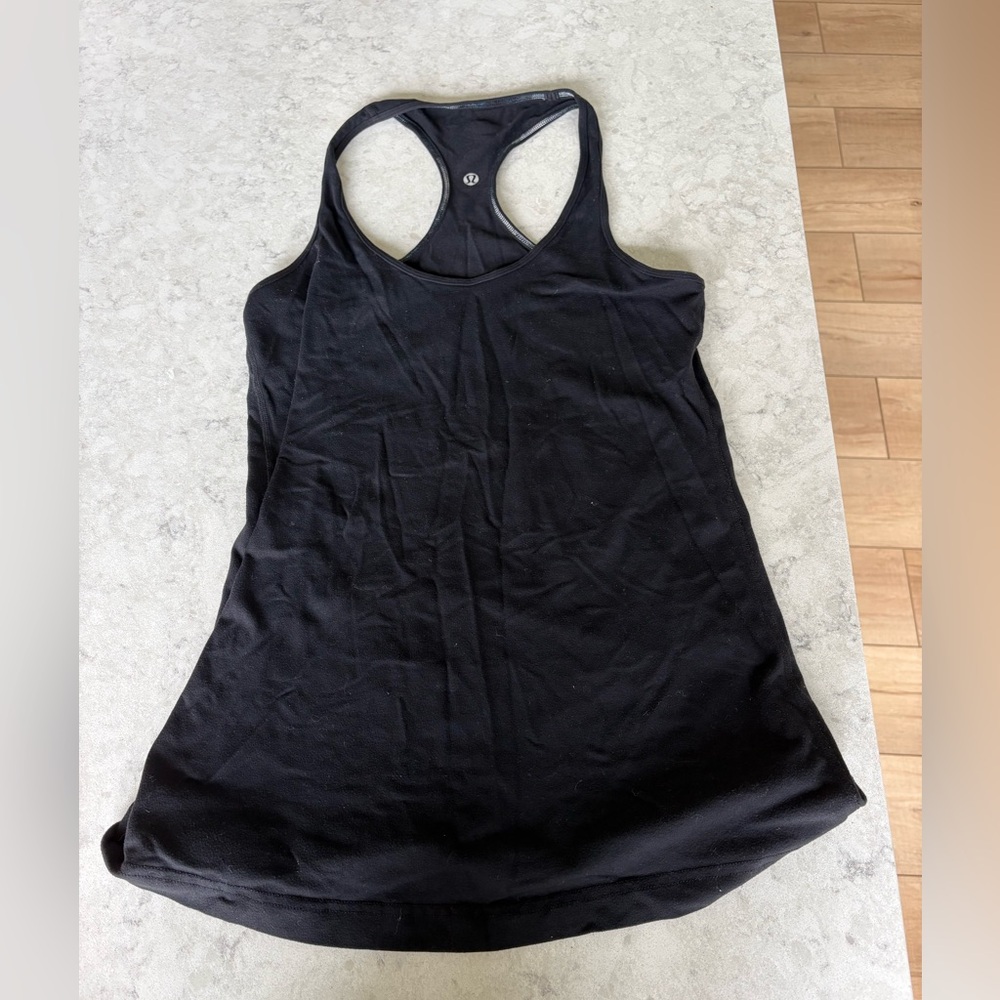 lululemon Black Racerback Tank Top